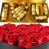Valentines Day Flower Gift Box I Love You Letter Heart