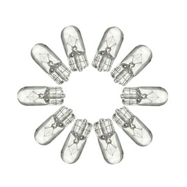 ZMSHUN 10 bombillas DC 70 V T10 3 W 4300 K 501 194 W5 W W2.1 x 9.5D 70 V para bicicleta eléctrica, triciclo eléctrico, motocicleta eléctrica, barco y luces de paisajismo, automóviles, etc