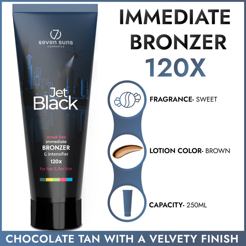 7suns Jet Black Bronzer 250 ml