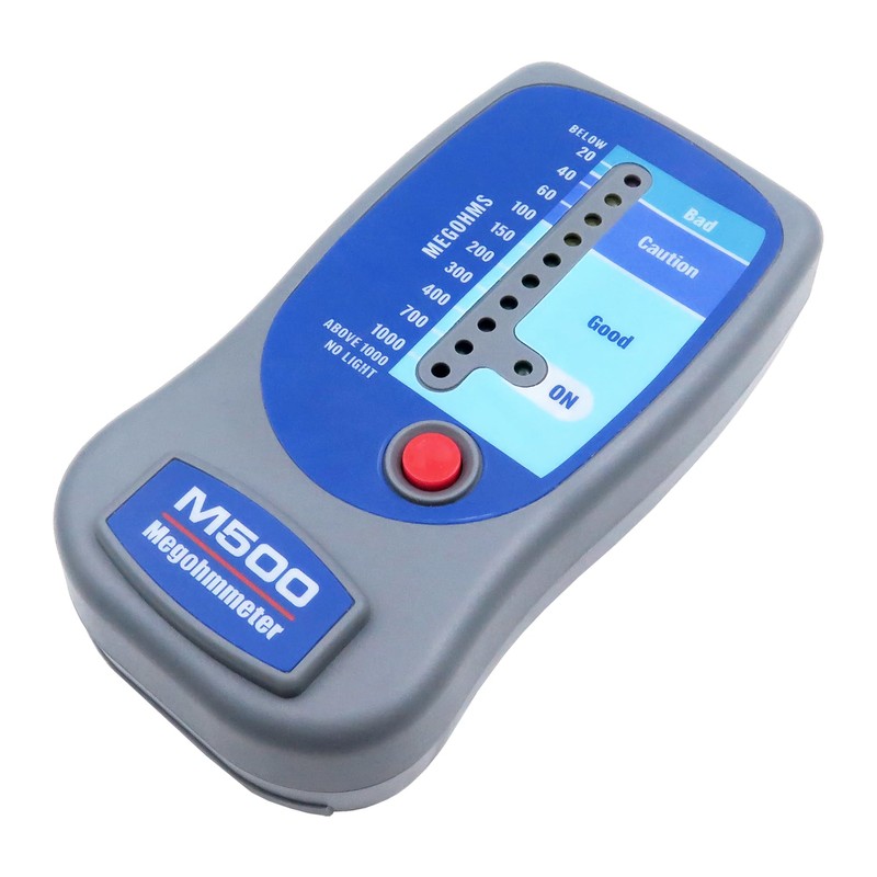 M500 Insulation Tester MEGOHMMETER,Battery Operated Instrument up to 1000 megohms