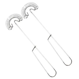 ProLeo Spiral Whisk Stainless Steel Robust Whisk Sauce Stirrer Mixer Milk Mixer Nozzle Foamer Coffee Mixer 2 Pieces