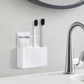 Magnetic Toothbrush Holder for Cruise Ships, Wall-Mounted Bathroom Organizer for Cruise Stateroom, Cruise Essentials and Must Haves 2025&2026