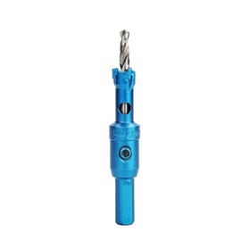 GRIXLEN 12mm (5/11 inch) Carbide Hole Saw,Metal Steel Hole Saw,Stainless Steel Drill Bit, Hole Cutter for Stainless Steel,Sheet Metal, Thick Metal and Iron,Blue (12mm (5/11 inch))