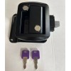 Global Link Black RV Paddle Entry Door Lock Latch Handle