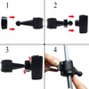 Chikoni Golf Phone Holder Clip, Black, 3.38in x 3.22in x