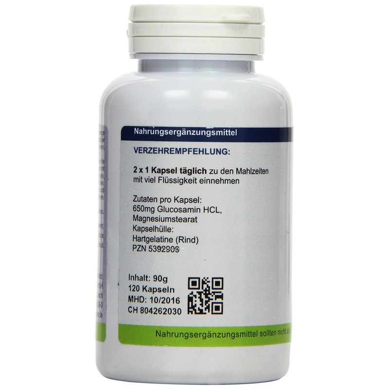 manako Glucosamine Capsules, 3 x 120 Pieces, 90 g Box