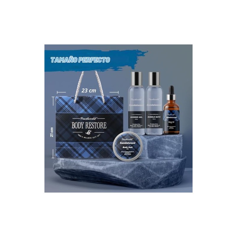 PEARLWORLD- Set de baño con regalos de spa con aroma
