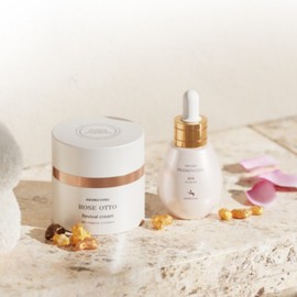 Aroma Organic Frankincense Q10 Oil Serum Rose Otto Natural Revival Cream 2 Types Moisturizing Elasticity Whitening Cream / 아로마 유기농 프랑킨센스Q10 오일세럼 로즈오또 천연 리바이벌크림 2종 보습 탄력 미백크림