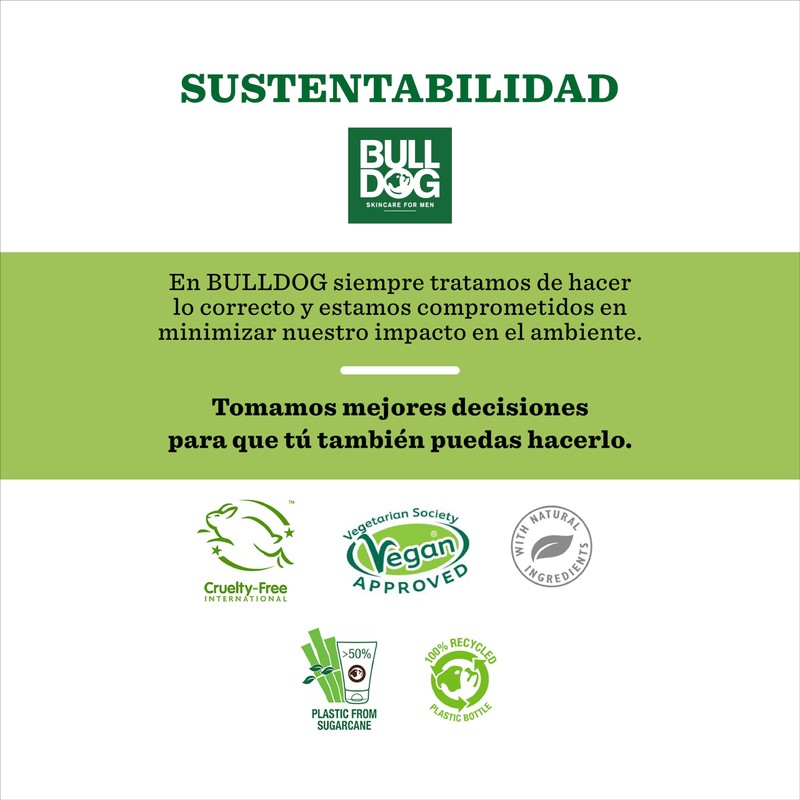 Bulldog Bamboo Original, Sistema de Afeitar para Hombre 2 Unidades