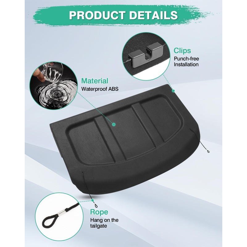 Powerty Cargo Cover for Buick Envision 2021-2024 2025 Accessories Trunk
