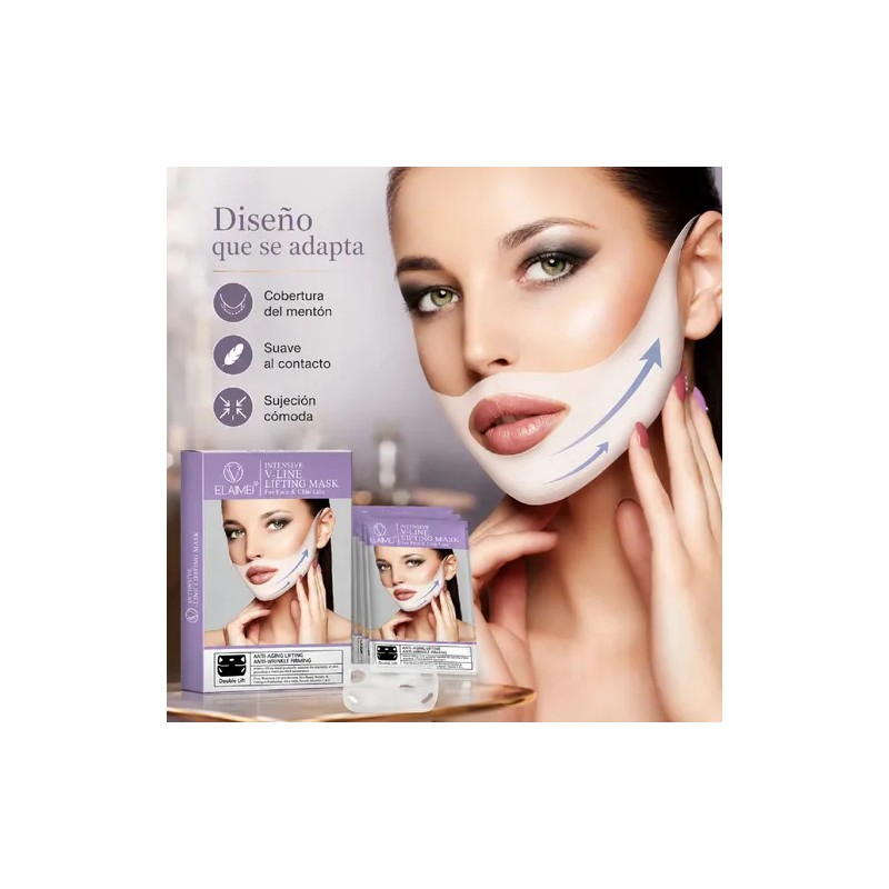 4 Mascarilla Lifting V-line Intensiva Reafirma Y Levanta