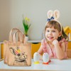 Bseical Pack of 2 Easter Baskets, Easter Jute Bags with