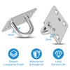Gudui Eye Plate Heavy Duty, 304 Stainless Steel Oblong Pad