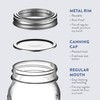 Paksh Novelty Mason Jars with Lids & Sealer - 5