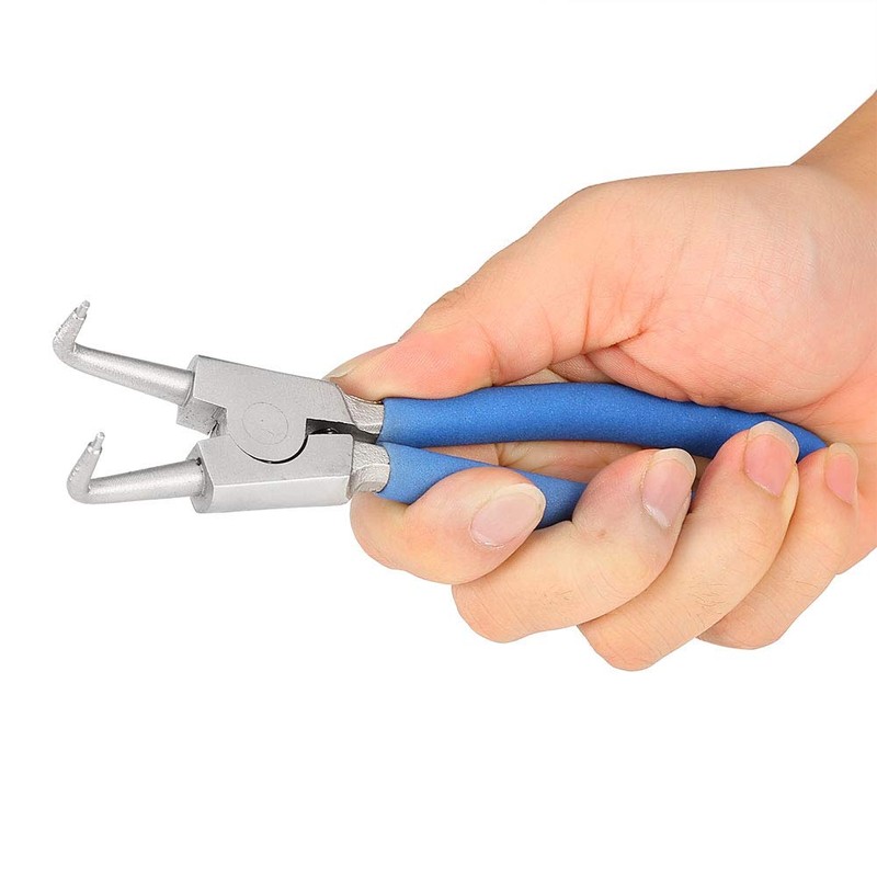 Professional Circlip Pliers Set, 4-Piece Snap Ring Pliers 7" Circlip