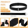 HAWOWZ 2Pcs No Show Stretch Belt for Women Invisible Elastic