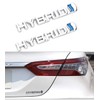 2pcs Hybrid Emblem 3D Metal Logo Letters Badge car Side