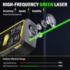 IKOVWUK Dual Laser Measuring Tool, 393FT/120M Green Bilateral Laser Distance