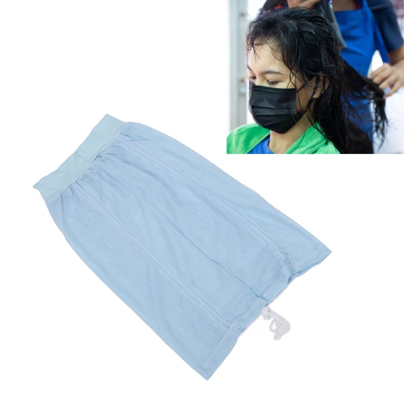 4pcs Hair Net Plopping Hat Drawstring Adjust Strap Washable Reusable