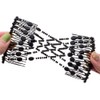 Ruihfas 3Pcs Magic Easy Stretchy Hair Comb Beaded Double Combs
