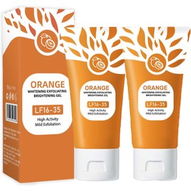 2PCS Gel exfoliante corporal Orange LF16-35, exfoliante corporal, limpieza profunda, hidratante y facial