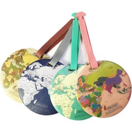 JCBCKJ 4 Sets Suitcase Tags Identifiers for Luggage, Waterproof Secure Luggage Tags, Signs Suitable for Travel, Sightseeing, Business Trips, Boarding, Cruise Ship Luggage