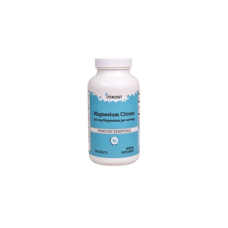 Vitacost Magnesium Citrate - 400 mg - 240 Tablets