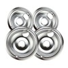 Purelux Electric Range Drip Pans Replacement for GE or Hotpoint