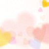 Midori 33115006 Colored Paper Glitter Heart Pattern Set of 10