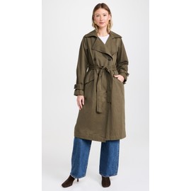 Z SUPPLY Women's Dorian Trench, Grape Leaf, Green, M
