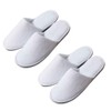 BCHKO 2 Pairs of Hotel Slippers, Disposable Guest, Comfortable and