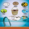 Mega Skimmer Basket Compact Robust Leaf Catcher for Pools Diameter