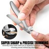 Nail Clippers for Seniors, DEJLIG Angled Head Toenail Clippers for