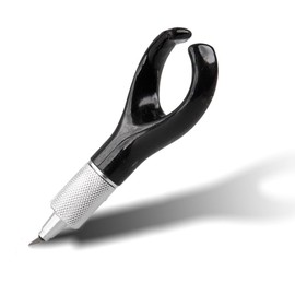 Craft County Loop Handle Pen-Grip Crafting Knives – Ergonomic Precision Blades for Scrapbooking, Sewing, and More! (Swivel)