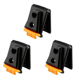 3pcs Tool Belt Clip for Cliptech, Quick-Release Clips Replacement, ABS & Metal Heavy Duty Attachment for Cliptech TOU-CT Toughbuilt Pouch Accessories Electricians Carpenters Use