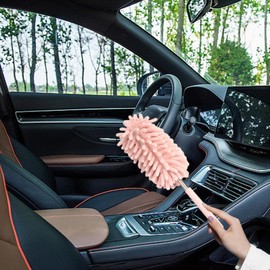 Washable Hand Duster - Car Cleaning Brush,Car Duster, Home Kitchen Cleaning Brush Dusting Tool, Dusting Brush for Car, Window, Furniture