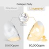 Lingmeier Collagen Face Mask 80,000ppm Marine Hydrolyzed Collagen (300-500Da) &