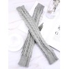 Bememo 3 Pairs Arm Warmers Long Fingerless Gloves Knit Wrist