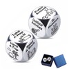 2 PCS Date Night Dice Retirement Gifts for Women Men 2024 Happy Funny Retirement Dice Gifts for Men Dad Husband Gag Gifts for Retired Friends Coworker Retired Gifts