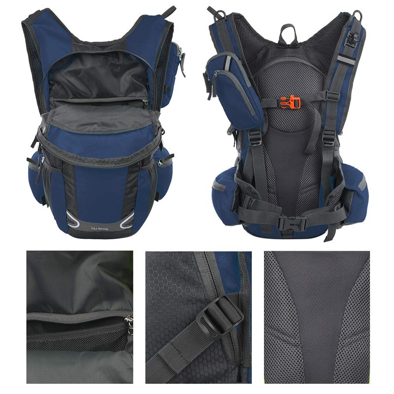 SPFASZEIV Bike Backpack Waterproof, 30L Lightweight Hiking Backpack and Breathable