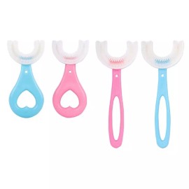 2x Children Kids Baby Toothbrush 360° U-shaped Brush Oral Teeth Cleaner  2-12 Yr