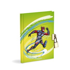 Mareli Segreto Diary 14.5 x 18.5 cm Superheroes with Metal Lock and 2 Keys