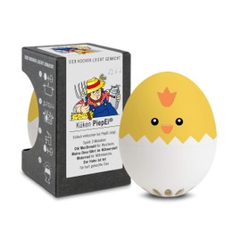 Küken PiepEi - Singing Egg Timer for Cooking with - Egg Cooker for 3 Hardness Levels - Funny Egg Timer - Funny Cooking Egg - Music Egg Timer - Brainstream