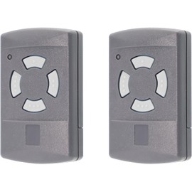 Remote Control Garage Door, 2 Pieces Replacement Remote Control Compatible with Hormann Handheld Transmitter 40.685 MHz HSE2/4, HSM2/4, HS2/4, 4 Channels