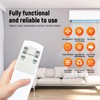 WDZP New AC Replacement Remote Control Compatible with Air Conditioner