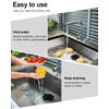 BOTEMY Extended Garbage Disposal Basket Strainer Stopper, Deep 304 Stainless