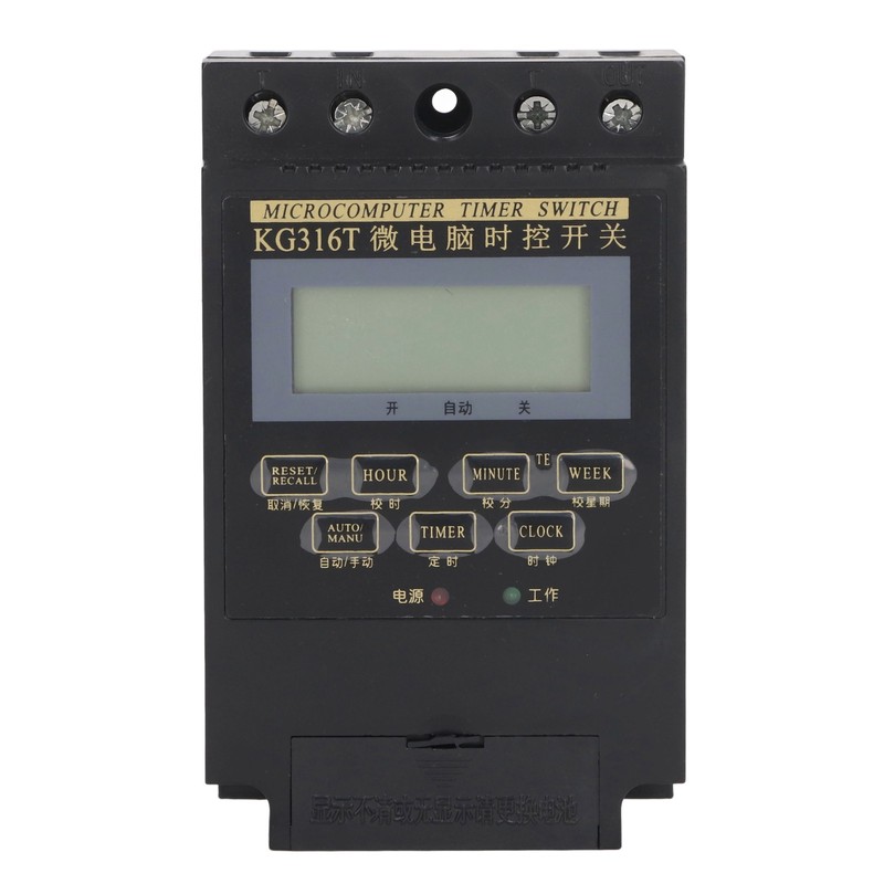 Time Switch Mechanical Timer Auto Controller Power Off Memory 25A