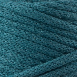 Peacock Macrame Cord 3mm x 93yards (279 Feet), Colored Macrame Rope, Cotton Rope Macrame Yarn, Colorful Cotton Craft Cord for Wall Hanging, Plant Hangers, Crafts, Knitting (189 Peacock 1)