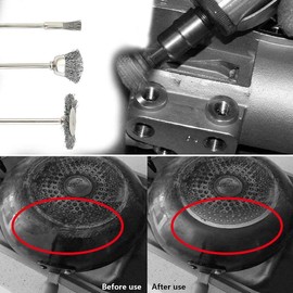 60 Pcs Wire Brushes Set Steel Wire Wheels Pen Brushes Set Kit Accessories for Dremel Rotary Tool (60PCS)