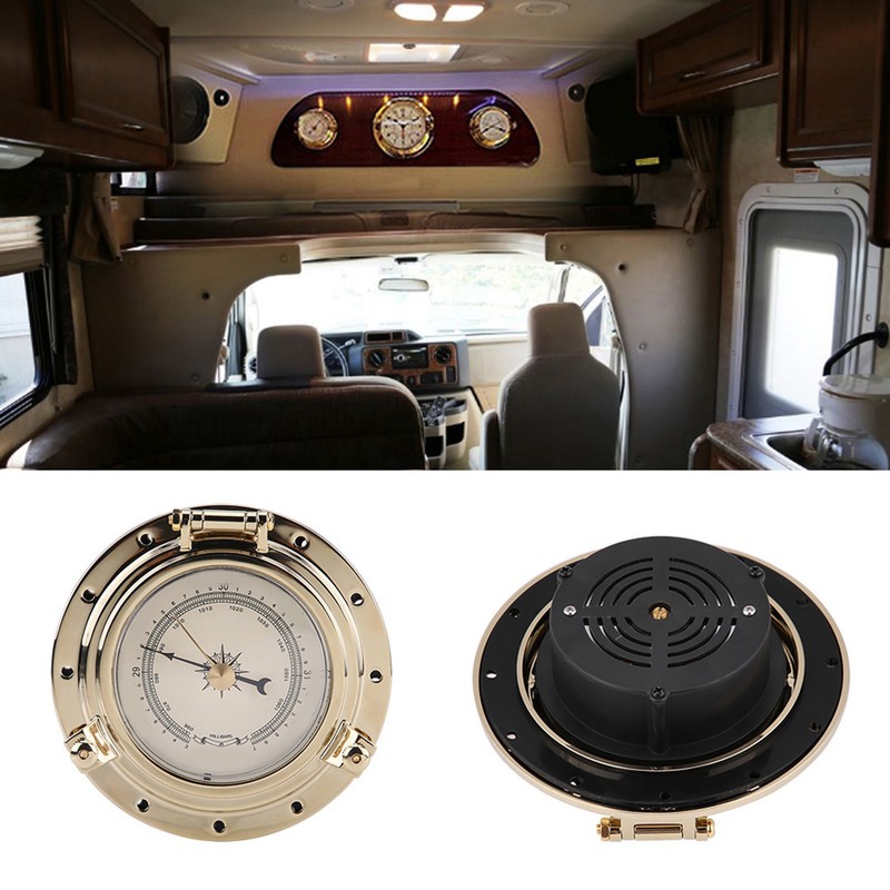 Rome Retro Barometer for Navigation Marine RV Yacht Boat SUV
